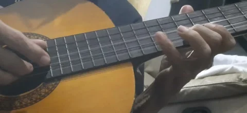 Acoustic Guitar, Closeup Stock Footage 331813859