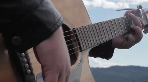 ACOUSTIC GUITAR Stock-Footage 46982841
