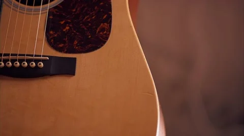Acoustic guitar Stock Footage 47084864
