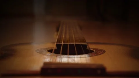 Acoustic guitar Stock Footage 162768203
