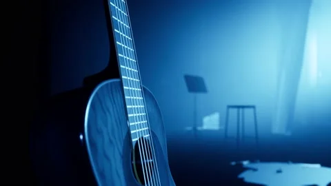 Acoustic guitar Stock Footage 198000607