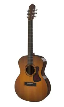 Acoustic guitar Illustrazione stock