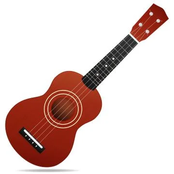 Acoustic guitar Stock Illustration