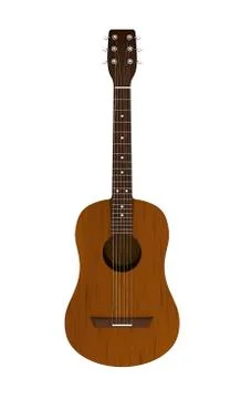 Acoustic Guitar Illustrazione stock