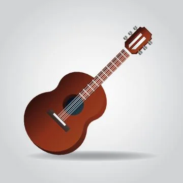 Acoustic Guitar イラスト素材