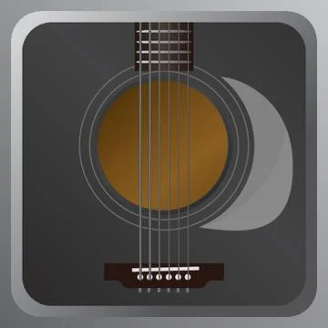 Acoustic Guitar Stockillustratie