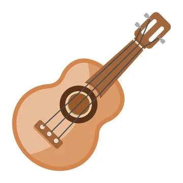 Acoustic guitar Stock Illustration