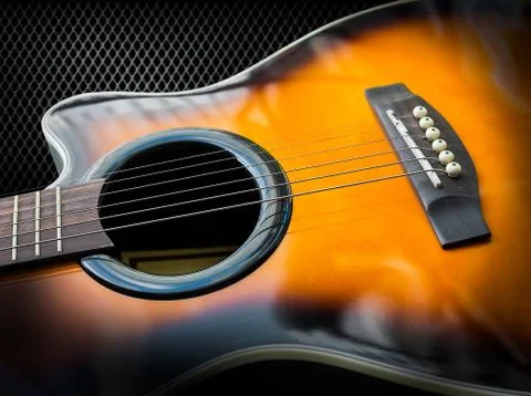 Acoustic guitar Stock Photos