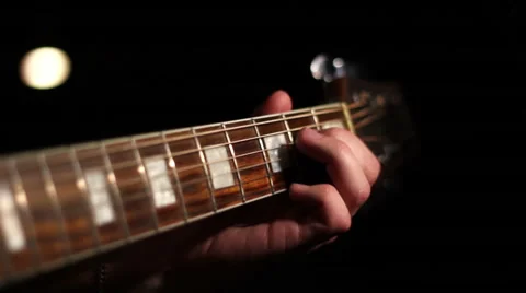 Acoustic guitar. Strings.  Stock Footage 61866355