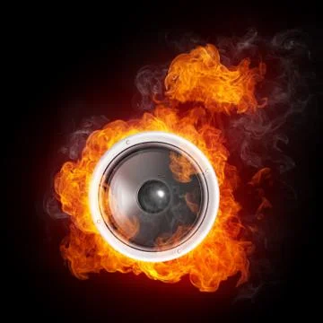 Acoustic Loudspeaker Stock Illustration