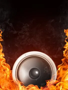 Acoustic Loudspeaker Illustrazione stock