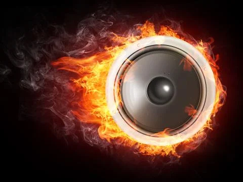 Acoustic Loudspeaker Stock Illustration