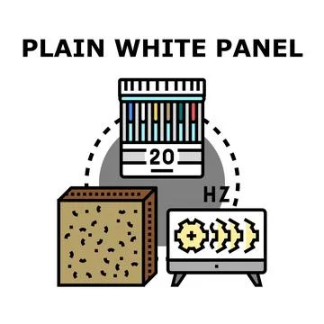 Acoustic panel sound absorption system optimization Stock Illustration