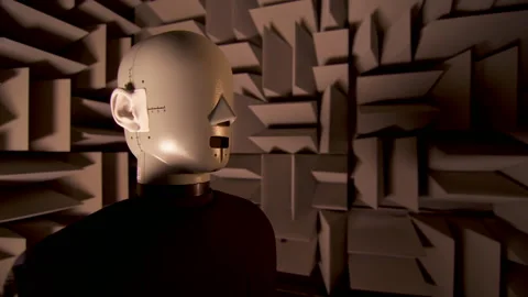 Acoustic Testing Chamber Stock Footage 164867121