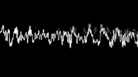 Acoustic waves on the screen laboratory device close-up Stock Footage 29674451