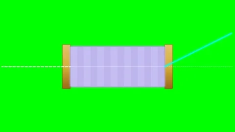 Acousto-Optic Tunable Filter TeO2 Crystal Photonics Science Animation Stock Footage 346674264