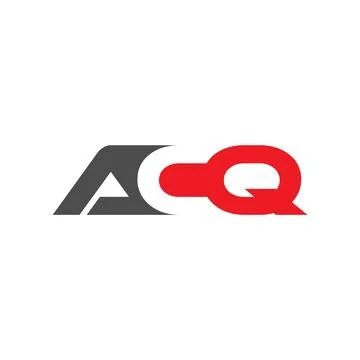 ACQ Letter monogram Initial Logo Design Template Vector Illustration. ACQ e.. Stock Illustration