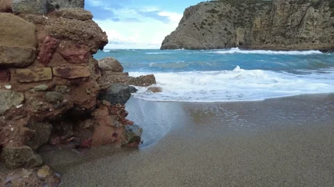 Acqa spiaggia Video stock 165291685