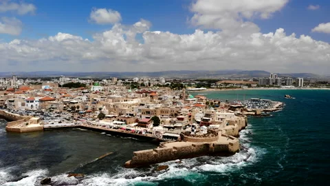 Acre (Akko) Drone Video stock 169055831