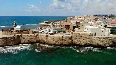 Acre (Akko) Drone Stock Footage 169056500