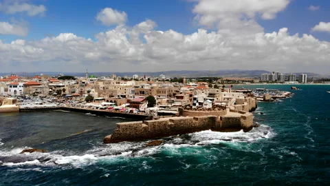 Acre (Akko) Drone Stock Footage 169056512