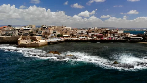 Acre (Akko) Drone Stock Footage 169057458