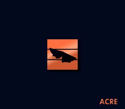 Acre map icon for your design Stock Illustration