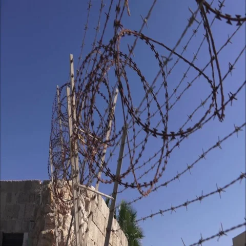 Acre Prison Barbwire Stock Footage 69372443