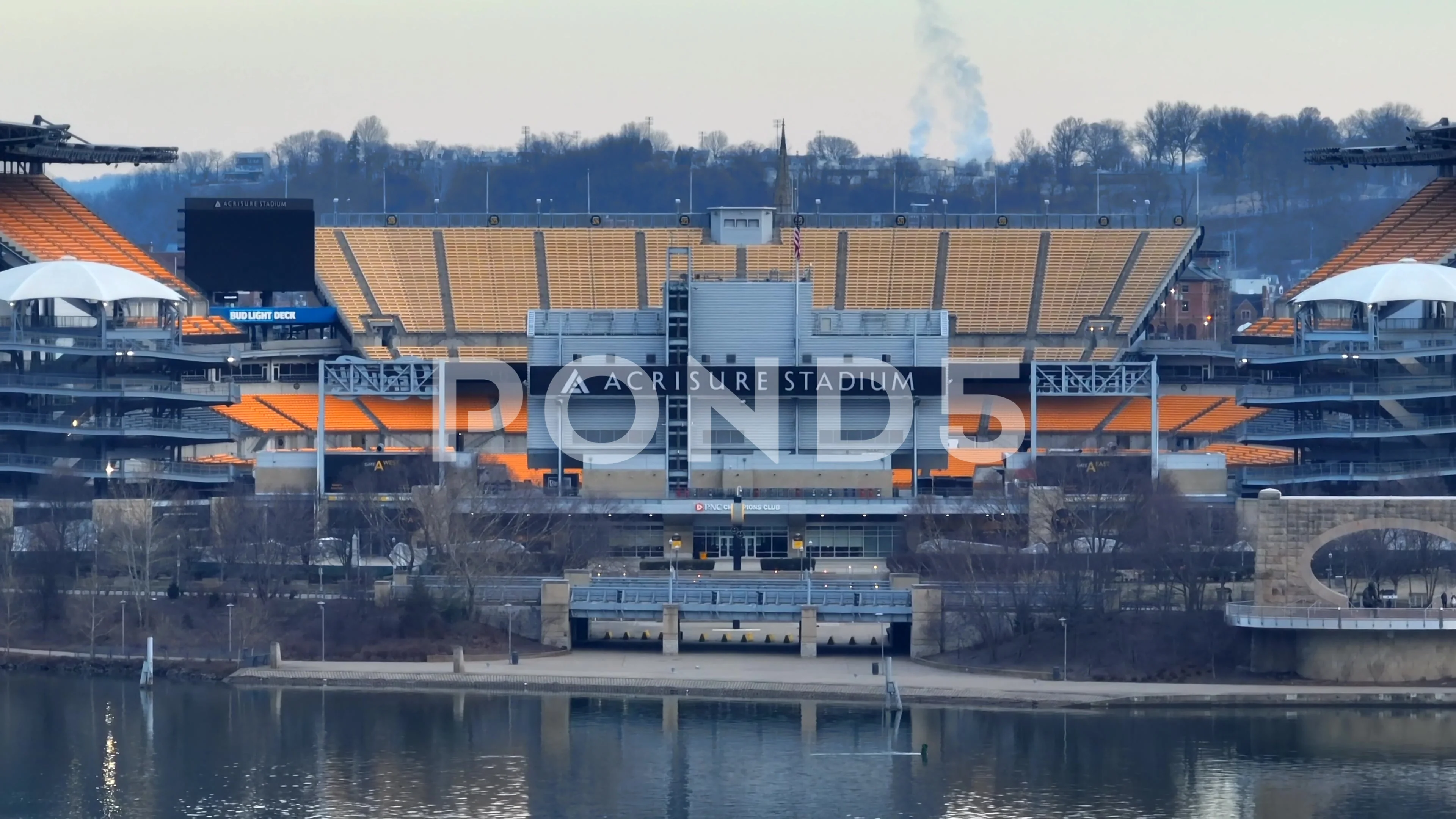 Pittsburgh Photo Print - Heinz Field (Acrisure Stadium) and Pittsburgh  Skyline at Sunrise