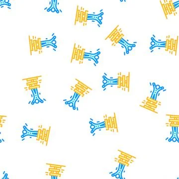 Acrobat balancing vector seamless pattern flat 스톡 일러스트