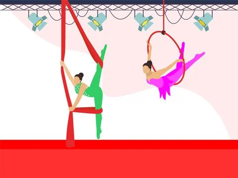 Acrobat Concept Illustration Stock Illustration