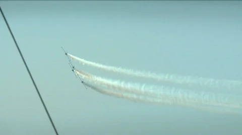 Acrobatic Air Jets 3 Stock Footage 705782