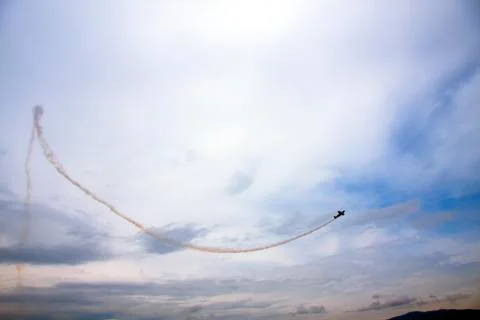 Acrobatic airplane Stock Photos