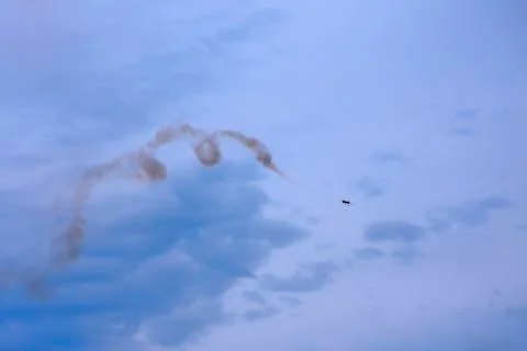 Acrobatic airplane Stock Photos