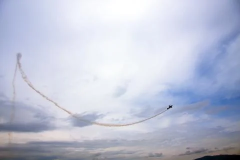 Acrobatic airplane Stock Photos