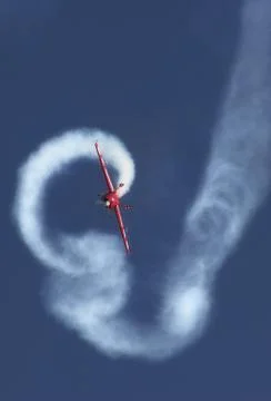 Acrobatic airshow. Stock Photos