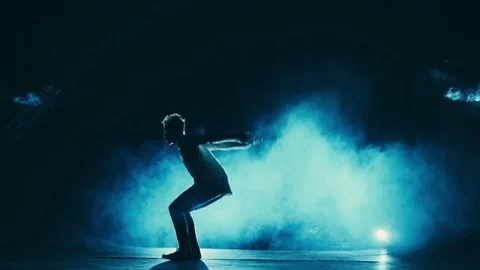 Acrobatic Dance Choreography Performance Free Runner Parkour Back Flip Stock Footage 69918706