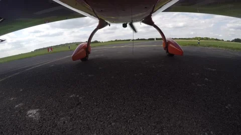 Acrobatic Stunt Plane In Flight Stock Footage 147510660