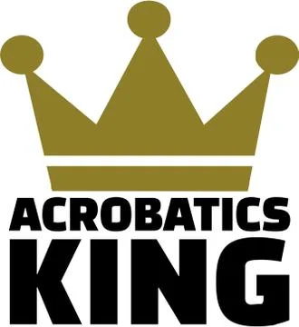 Acrobatics king Illustrazione stock