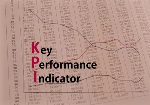 Acronym KPI - Key Performance Indicator イラスト素材