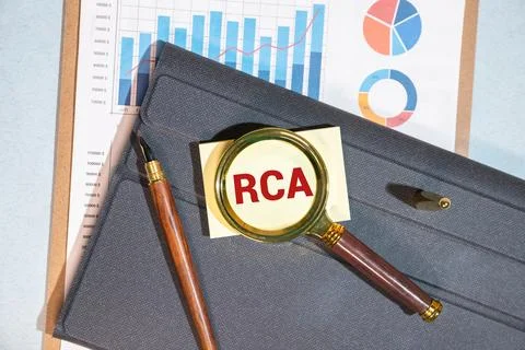 Acronym RCA - Root Cause Analysis. Business Conceptual image Stock Photos