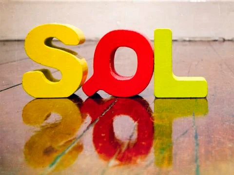 The acronym SQL Foto stock