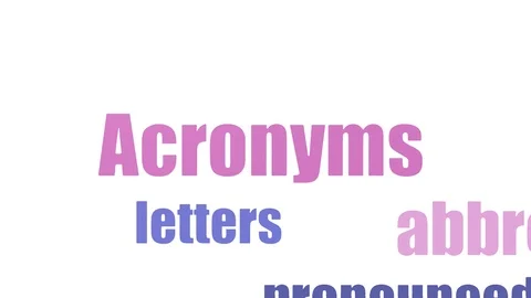 Acronyms Stock Videos – Royalty-Free HD & 4K Videos