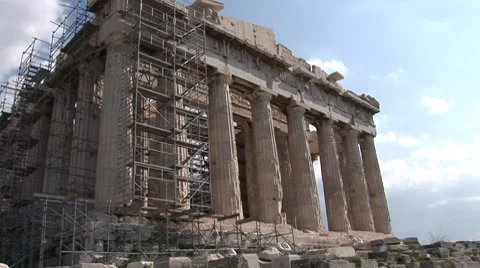 Acropolis in Athens Vídeo Stock 7133779