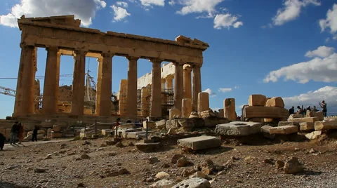 Acropolis of Athens Vídeos de archivo 34993062