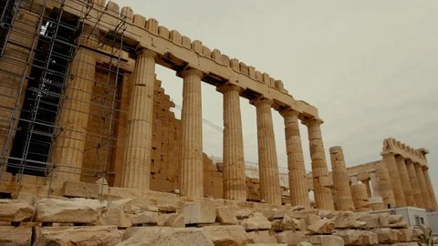The Acropolis in Athens Video stock 85781374