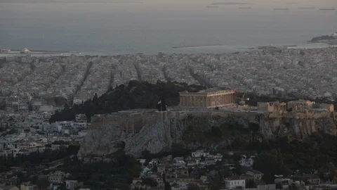 Acropolis of Athens Stock Footage 86280545