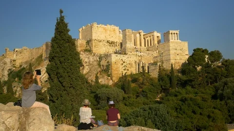 Acropolis of Athens Stock Footage 89452123
