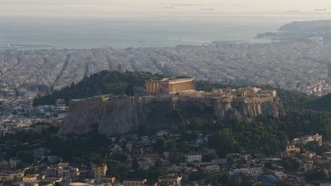 Acropolis Athens Video stock 127168101
