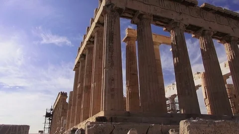 Acropolis in Athens, Greece Stock Footage 73097058